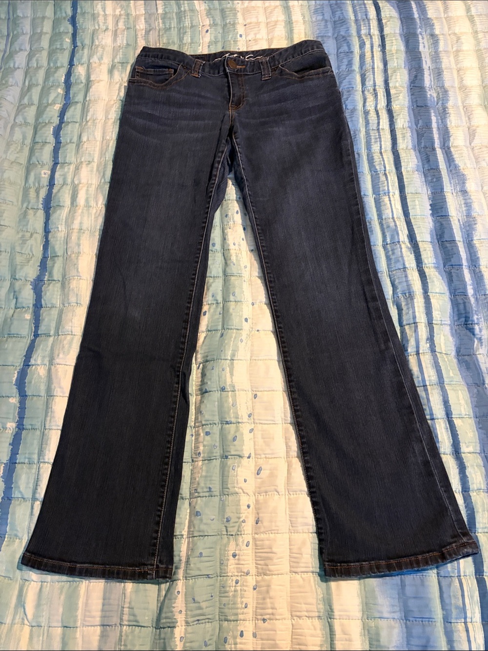 INC International Concepts Dark Blue Stretch Jeans size 6